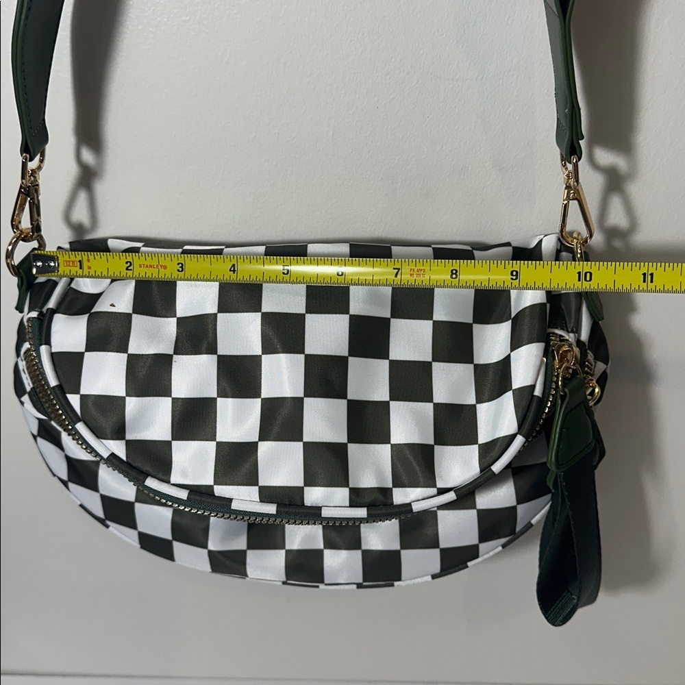 New Checkerboard Bum Bag Crossbody - Picture 4 of 4